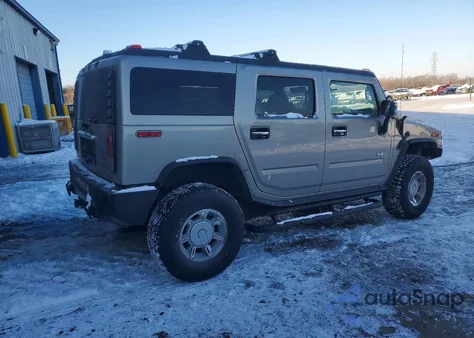 2004 Hummer H2 z USA, uszkodzony, nr VIN 5GRGN23U64H114682